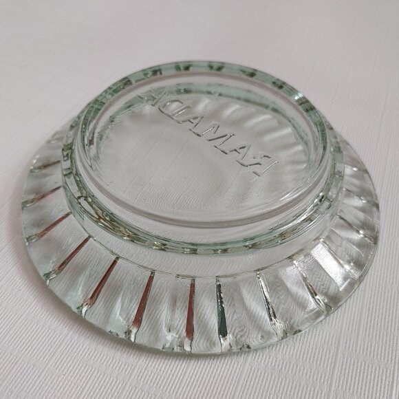 Vintage RAMADA Hotel Ashtray Green Tinted Glass - Picture 2 of 4